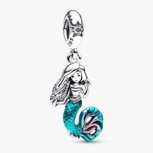 Authentic Pandora Disney The Little Mermaid Ariel Dangle Charm - NWT
